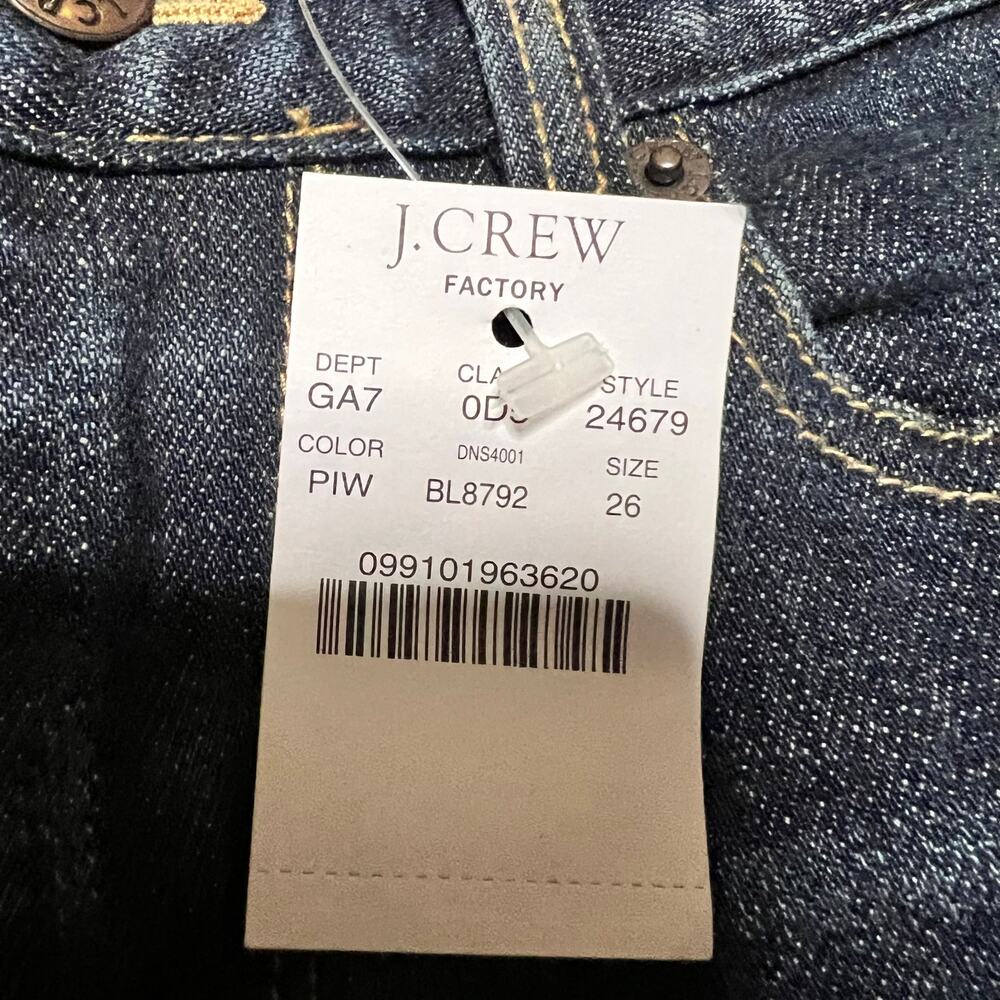 J Crew Jeans Womens 26 (29x19) Matchstick Straight Capri Mid Rise - Picture 2 of 9